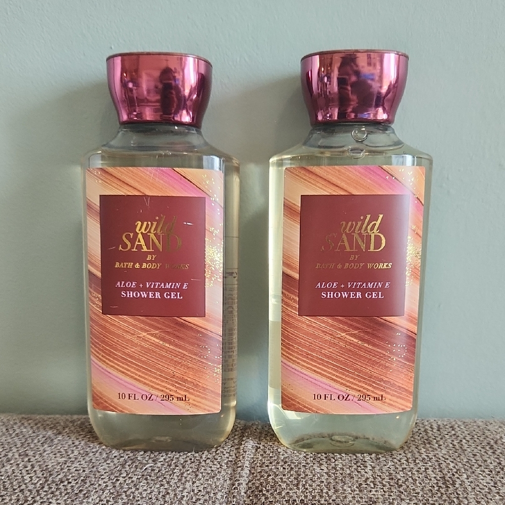 Bath & Body Works Wild Sand Shower Gel - Pink and Gold